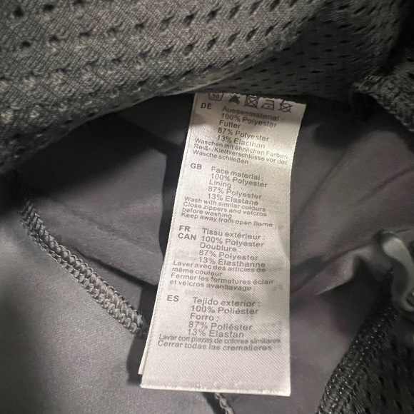 Mammut Mens M Lightweight Packable Lemah Hoodie Hiking Trail Rain Jacket Gray - Picture 7 of 12